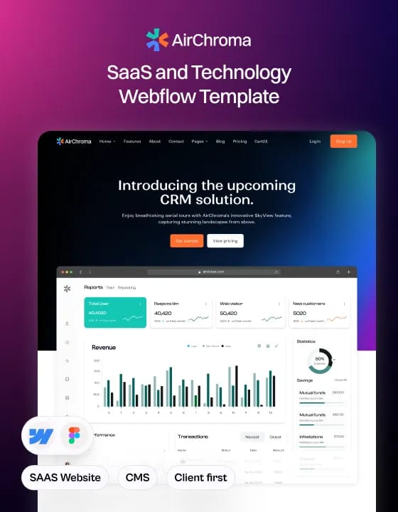 Air-Chroma - Technology Website Template
