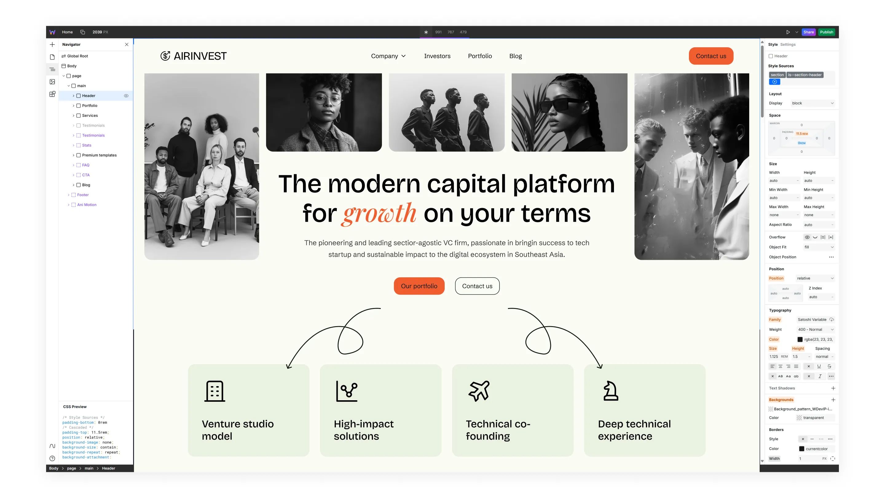 Webstudio Development Gallery Image